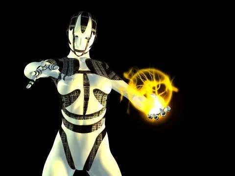 Cyborg renegades Illustrazione stock