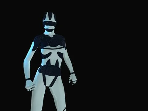 Cyborg renegades 스톡 일러스트