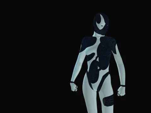 Cyborg renegades Stock-Illustration