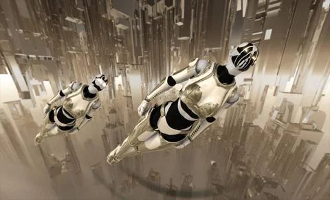 Cyborg(s) Stock Illustration