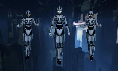 Cyborg(s) Stock Illustration