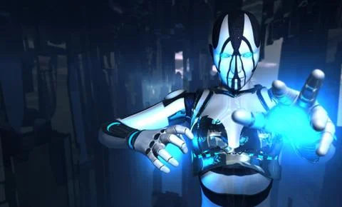 Cyborg(s) 스톡 일러스트