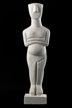 Cycladic  figurine Stock Photos