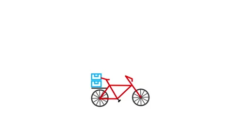 Cycle animation on black background,best animation in 4k. Stock Footage 205600975