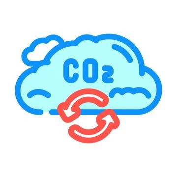 Cycle carbon color icon vector illustration Stock Illustration