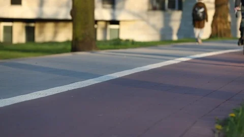 Cycle lane 2 Stock Footage 106538181