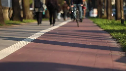 Cycle Lane Video stock 133657409
