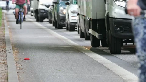 Cycle Lane Stock Footage 196906046