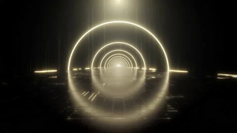 Cycle in Light Abstract Stock Footage 232757368