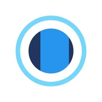 Cycle Optical Loop Paradox Of Cold Energy Logo Stock Illustration