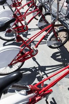 Cycle parking Foto stock