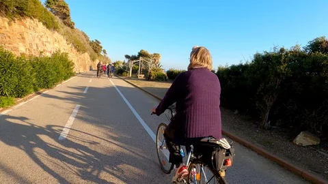 Cycle path Stock Footage 122819290