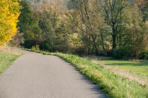 Cycle path Stock Photos