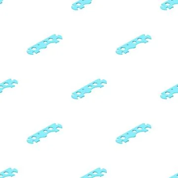 Cycle spanner pattern seamless vector Ilustração Stock