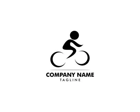 Cycle Sport Logo Template Design Stock Illustration