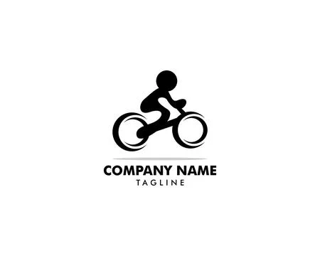 Cycle Sport Logo Template Design Stock Illustration