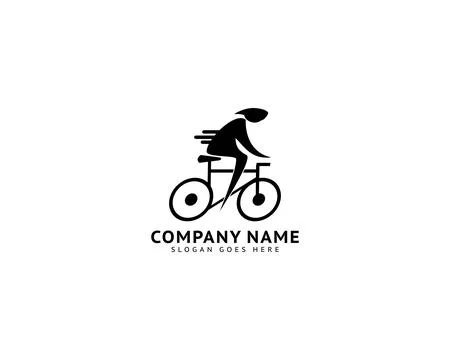 Cycle Sport Logo Template Design Stock Illustration