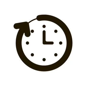 Cycle of time icon in trendy flat style isolated. Eps 10. Stock Illustration