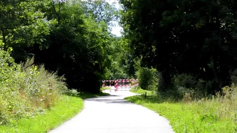 Cycle Track, Cycling Road Stock Footage 249601080