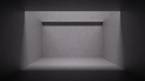 Cycled 3d animation. Abstract background. Light and shadows Stock Footage 216763053