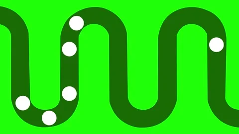 Cycled minimal animation. White balls rolling in geometry deepening. Ball rollin Stock Footage 320177217