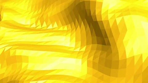 Cyclic animation yellow ripples Stock-Footage 77294397