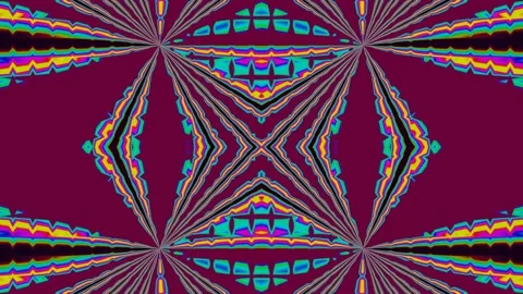 Cyclic continuous pattern for visualizations of different shows Stock Footage 172210164