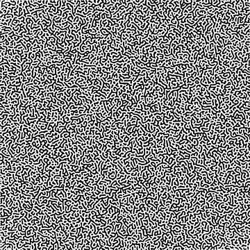 Cyclic Symmetric Multiscale Turing Pattern. Monochrome texture 스톡 일러스트