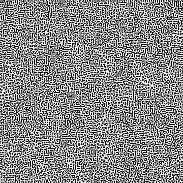 Cyclic Symmetric Multiscale Turing Pattern. Monochrome texture 스톡 일러스트