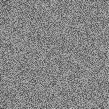 Cyclic Symmetric Multiscale Turing Pattern. Monochrome texture 스톡 일러스트