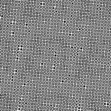 Cyclic Symmetric Multiscale Turing Pattern. Monochrome texture 스톡 일러스트