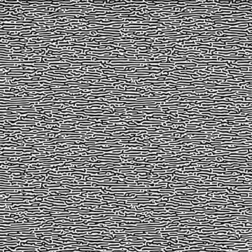 Cyclic Symmetric Multiscale Turing Pattern. Monochrome texture Illustrazione stock