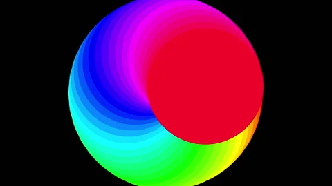 The Cyclical Rotation of Polyhedra, Driven by Subharmonic Forces Stock Footage 238730963