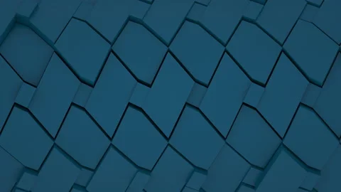 Cyclically moving surface. 3d animation of a seamless loop Stock-Footage 167638406