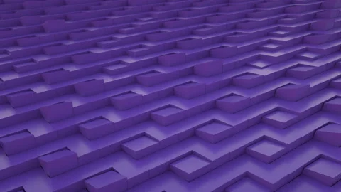 Cyclically moving surface. 3d animation of a seamless loop Stock Footage 172322860