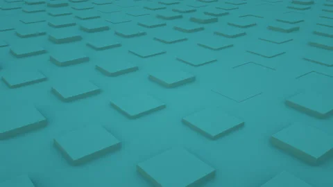 Cyclically moving surface. 3d animation of a seamless loop Vídeo Stock 172528717