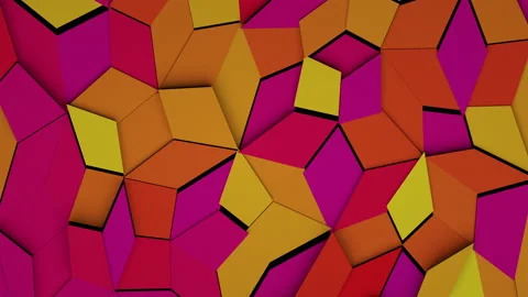 Cyclically moving surface. Abstract loop background Video stock 167115292