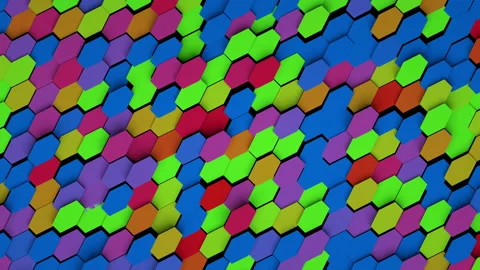 Cyclically moving surface. Abstract loop background Stock Footage 167115830