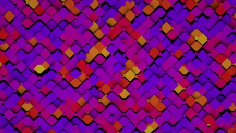 Cyclically moving surface. Abstract loop background Stock Footage 167308496