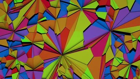 Cyclically moving surface. Abstract loop background Video stock 167354107