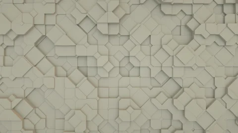 Cyclically moving surface with a geometric pattern. 스톡 동영상 169080835