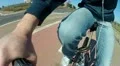 Cycling on bike on bike HD Footage