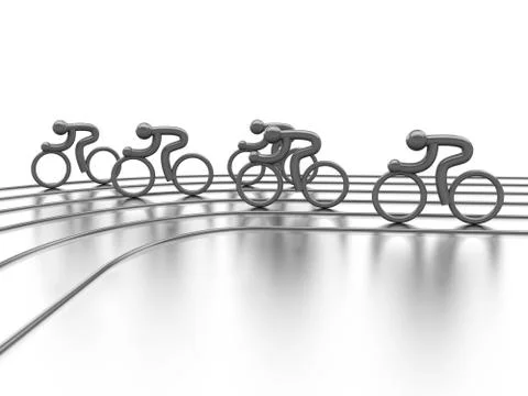 Cycling competition イラスト素材