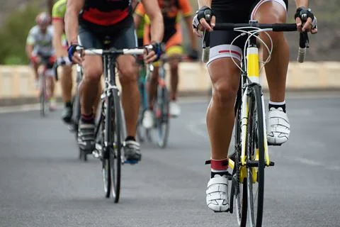 Cycling competition 스톡 사진