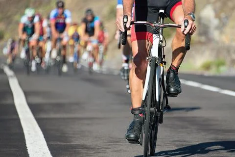 Cycling competition Foto stock