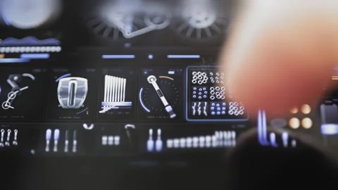 Cycling component catalog organizes tools and assemblies Stock-Footage 346040428