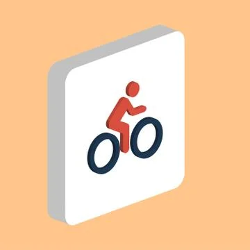 Cycling computer symbol Stock Illustration