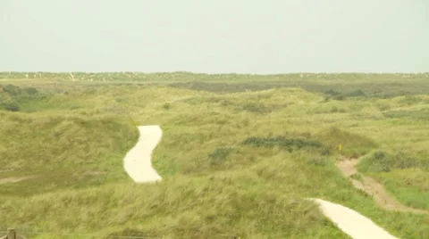 Cycling in the dunes Video stock 8644820