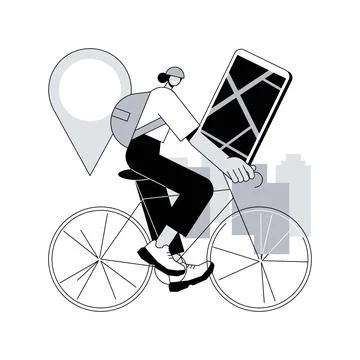 Cycling experiences abstract concept vector illustration. Stock Illustration