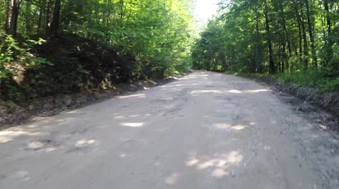 Cycling on forest roads Video stock 41891790